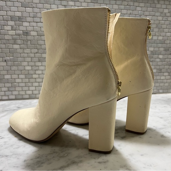 JOIE gold zip cream boot - Picture 6 of 10